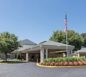 This is an external photograph of Montcare at Potomac, a Montgomery County, MD skilled nursing facility. 